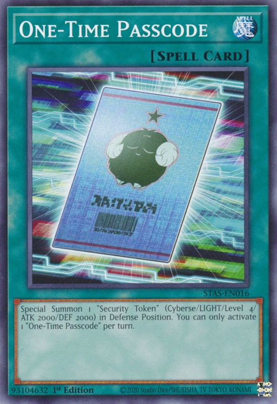 One-Time Passcode [STAS-EN016] Common | Jomio and Rueliete's Cards and Comics
