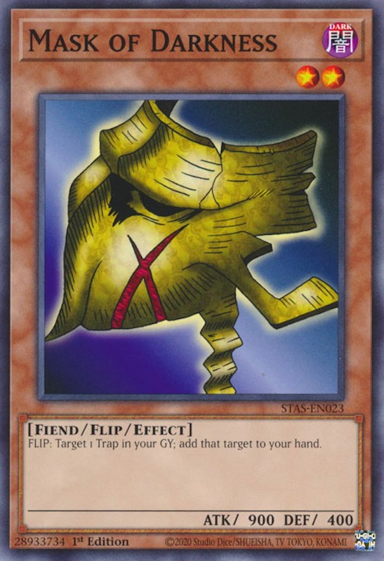 Mask of Darkness [STAS-EN023] Common | Jomio and Rueliete's Cards and Comics