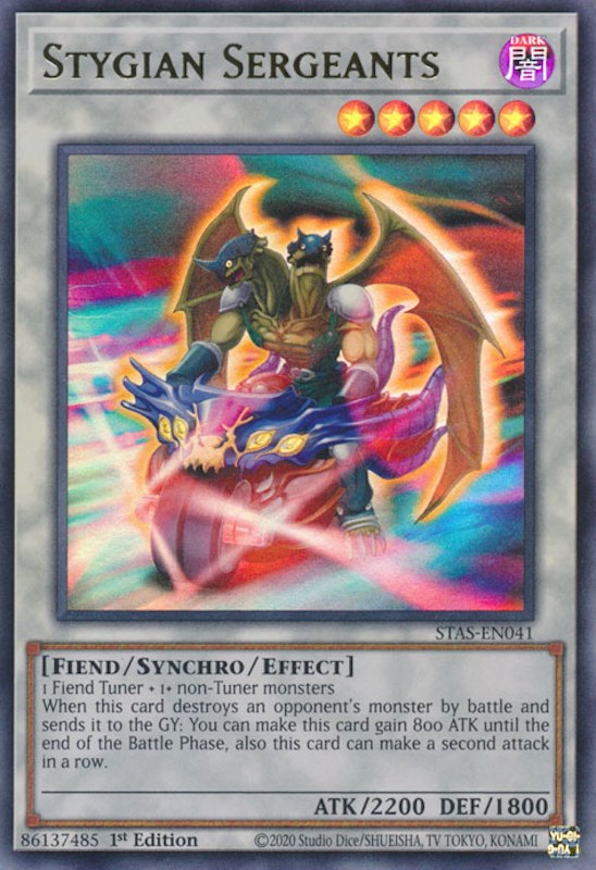 Stygian Sergeants [STAS-EN041] Ultra Rare | Jomio and Rueliete's Cards and Comics