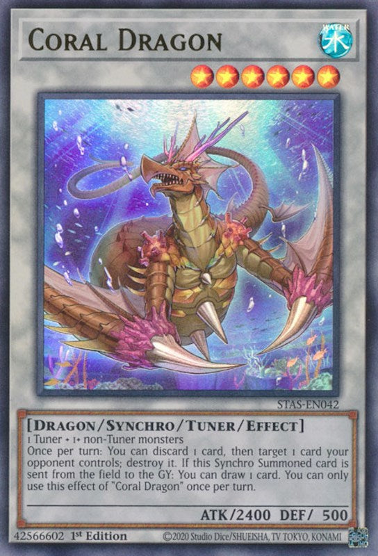 Coral Dragon [STAS-EN042] Ultra Rare | Jomio and Rueliete's Cards and Comics
