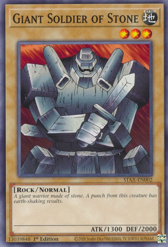 Giant Soldier of Stone [STAX-EN002] Common | Jomio and Rueliete's Cards and Comics