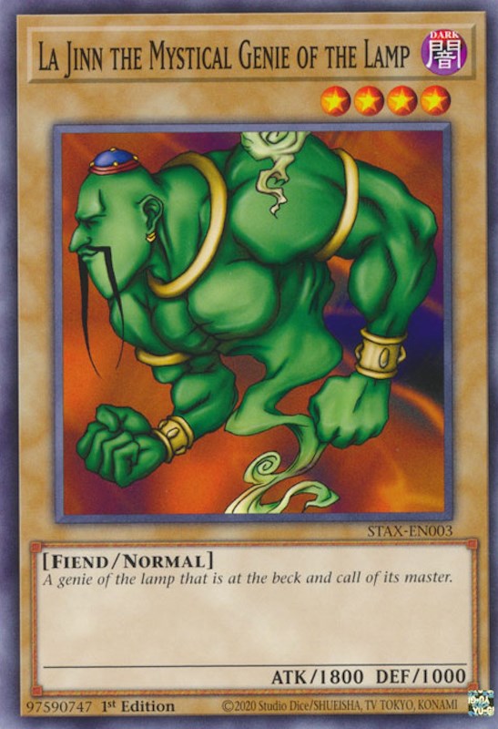 La Jinn the Mystical Genie of the Lamp [STAX-EN003] Common | Jomio and Rueliete's Cards and Comics