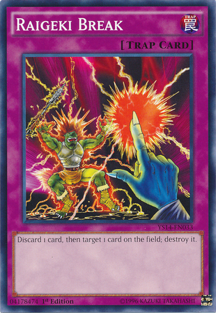 Raigeki Break [YS14-EN033] Common | Jomio and Rueliete's Cards and Comics