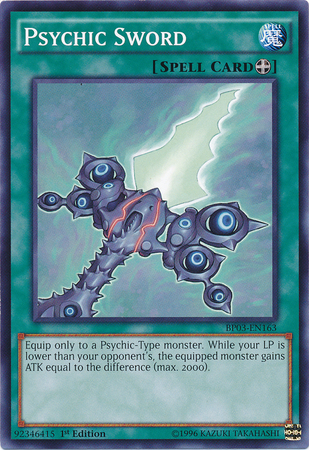 Psychic Sword [BP03-EN163] Common | Jomio and Rueliete's Cards and Comics