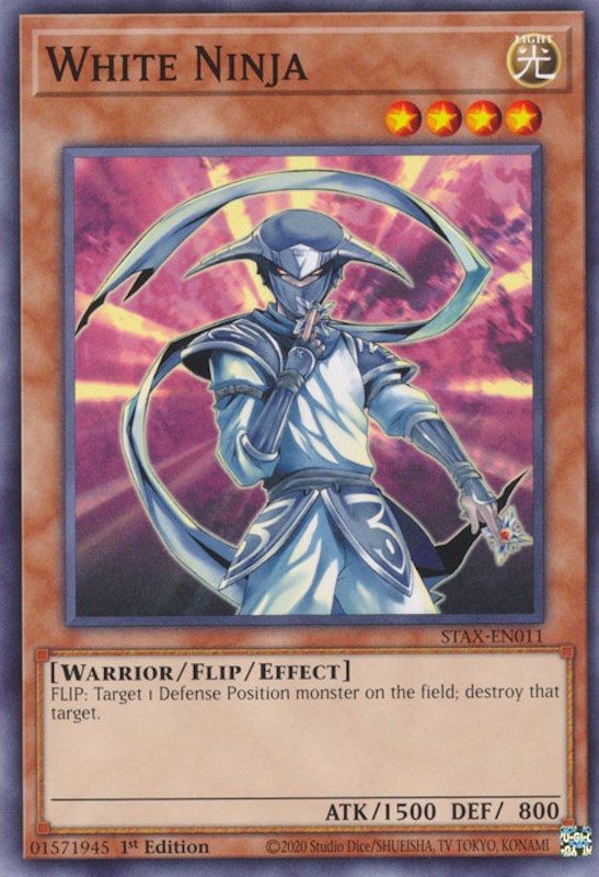 White Ninja [STAX-EN011] Common | Jomio and Rueliete's Cards and Comics