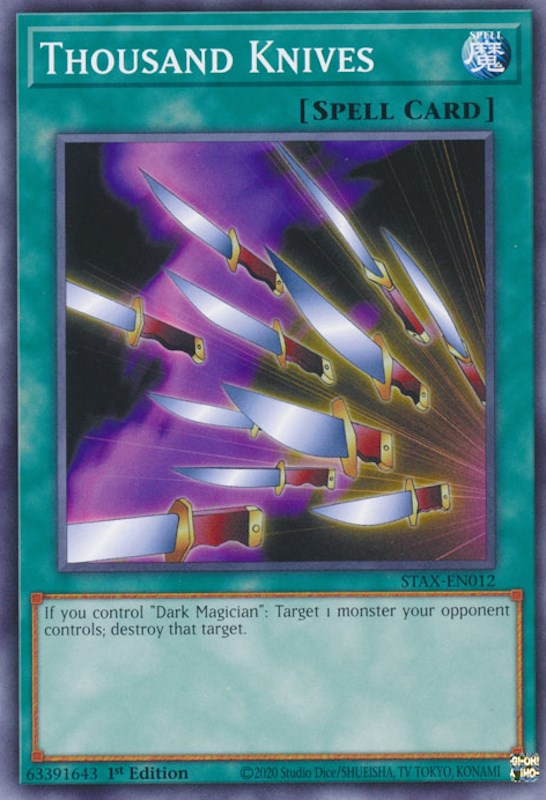 Thousand Knives [STAX-EN012] Common | Jomio and Rueliete's Cards and Comics