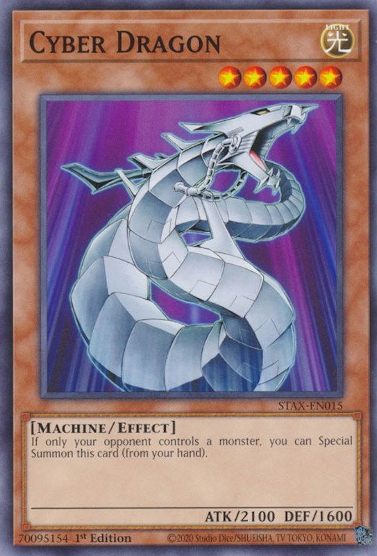 Cyber Dragon [STAX-EN015] Common | Jomio and Rueliete's Cards and Comics