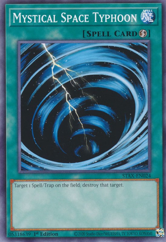 Mystical Space Typhoon [STAX-EN024] Common | Jomio and Rueliete's Cards and Comics