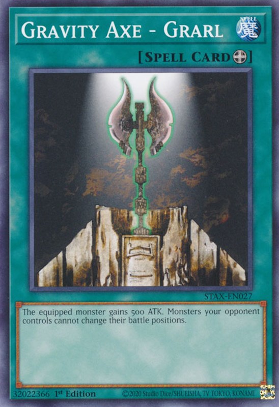 Gravity Axe - Grarl [STAX-EN027] Common | Jomio and Rueliete's Cards and Comics