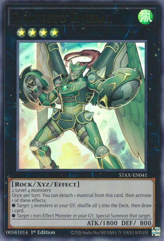 Daigusto Emeral [STAX-EN041] Ultra Rare | Jomio and Rueliete's Cards and Comics