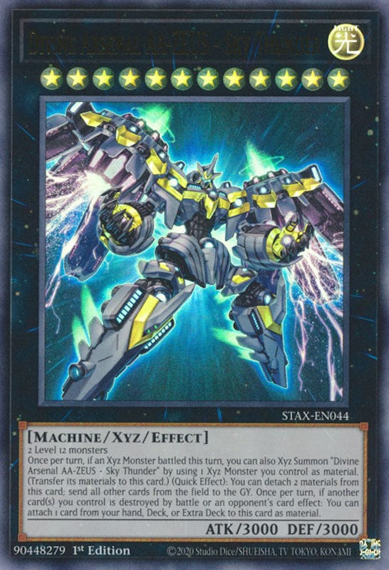 Divine Arsenal AA-ZEUS - Sky Thunder [STAX-EN044] Ultra Rare | Jomio and Rueliete's Cards and Comics