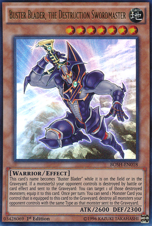 Buster Blader, the Destruction Swordmaster [BOSH-EN018] Ultra Rare | Jomio and Rueliete's Cards and Comics