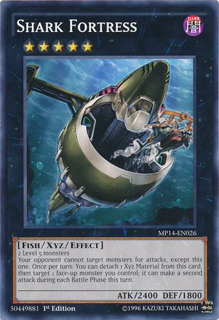Shark Fortress [MP14-EN026] Common | Jomio and Rueliete's Cards and Comics