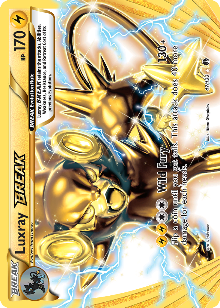 Luxray BREAK (47/122) [XY: BREAKpoint] | Jomio and Rueliete's Cards and Comics