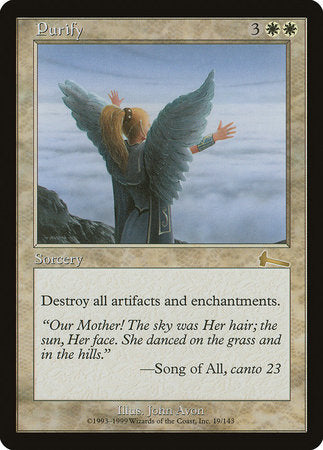 Purify [Urza's Legacy] | Jomio and Rueliete's Cards and Comics