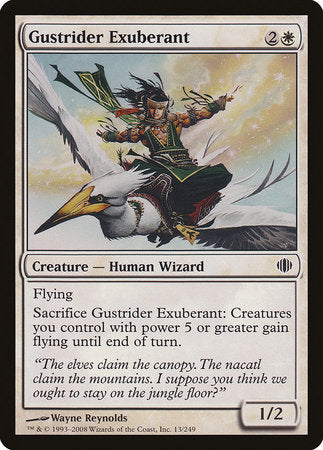 Gustrider Exuberant [Shards of Alara] | Jomio and Rueliete's Cards and Comics
