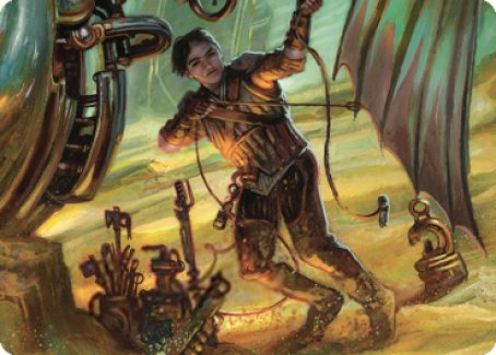 Mishra, Excavation Prodigy Art Card [The Brothers' War Art Series] | Jomio and Rueliete's Cards and Comics