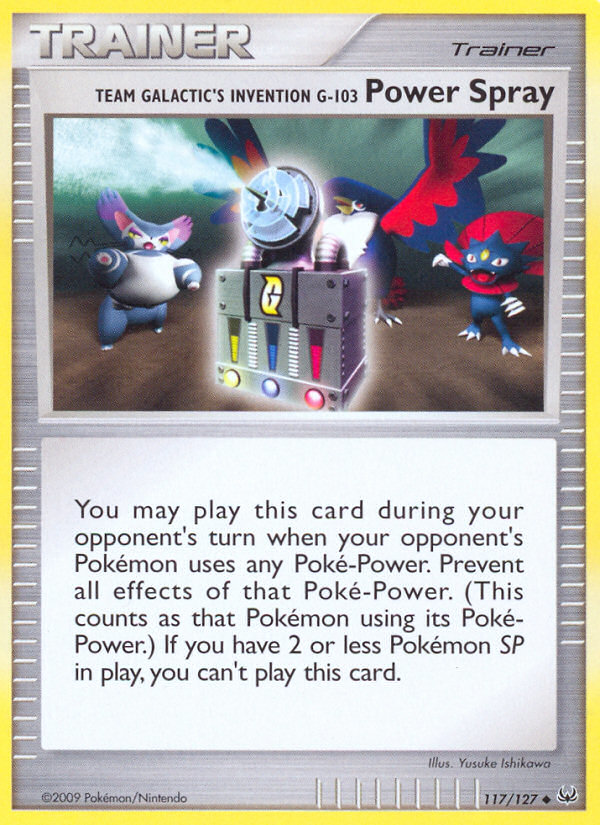 Team Galactic's Invention G-103 Power Spray (117/127) [Platinum: Base Set] | Jomio and Rueliete's Cards and Comics
