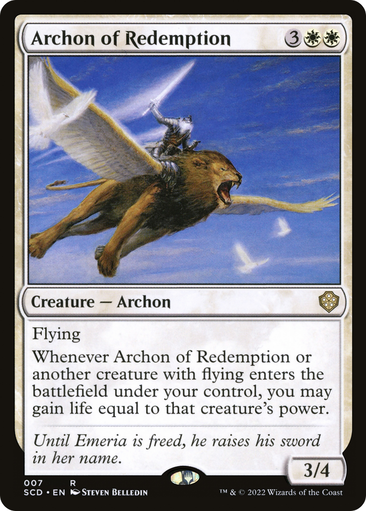 Archon of Redemption [Starter Commander Decks] | Jomio and Rueliete's Cards and Comics