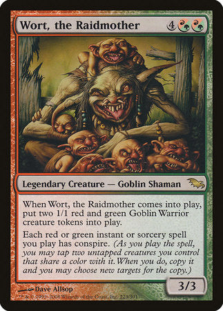 Wort, the Raidmother [Shadowmoor] | Jomio and Rueliete's Cards and Comics