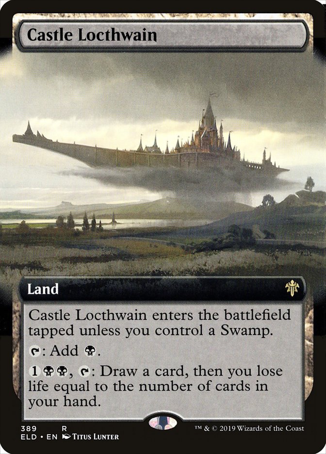 Castle Locthwain (Extended Art) [Throne of Eldraine] | Jomio and Rueliete's Cards and Comics