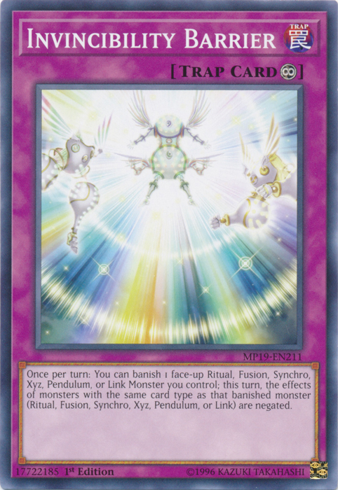 Invincibility Barrier [MP19-EN211] Common | Jomio and Rueliete's Cards and Comics