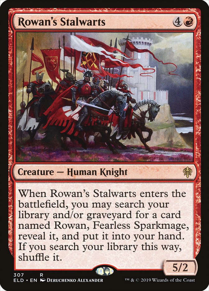 Rowan's Stalwarts [Throne of Eldraine] | Jomio and Rueliete's Cards and Comics