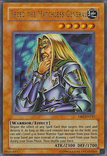 Freed the Matchless General [DB2-EN137] Ultra Rare | Jomio and Rueliete's Cards and Comics