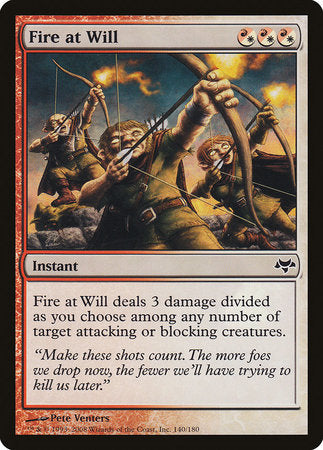 Fire at Will [Eventide] | Jomio and Rueliete's Cards and Comics