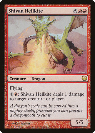 Shivan Hellkite [Duel Decks: Knights vs. Dragons] | Jomio and Rueliete's Cards and Comics