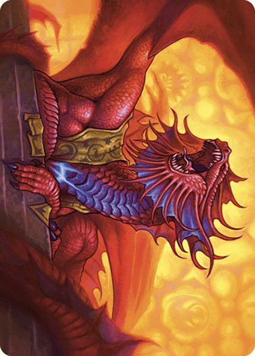 Niv-Mizzet, Guildpact Art Card (44/49) [Murders at Karlov Manor Art Series] | Jomio and Rueliete's Cards and Comics