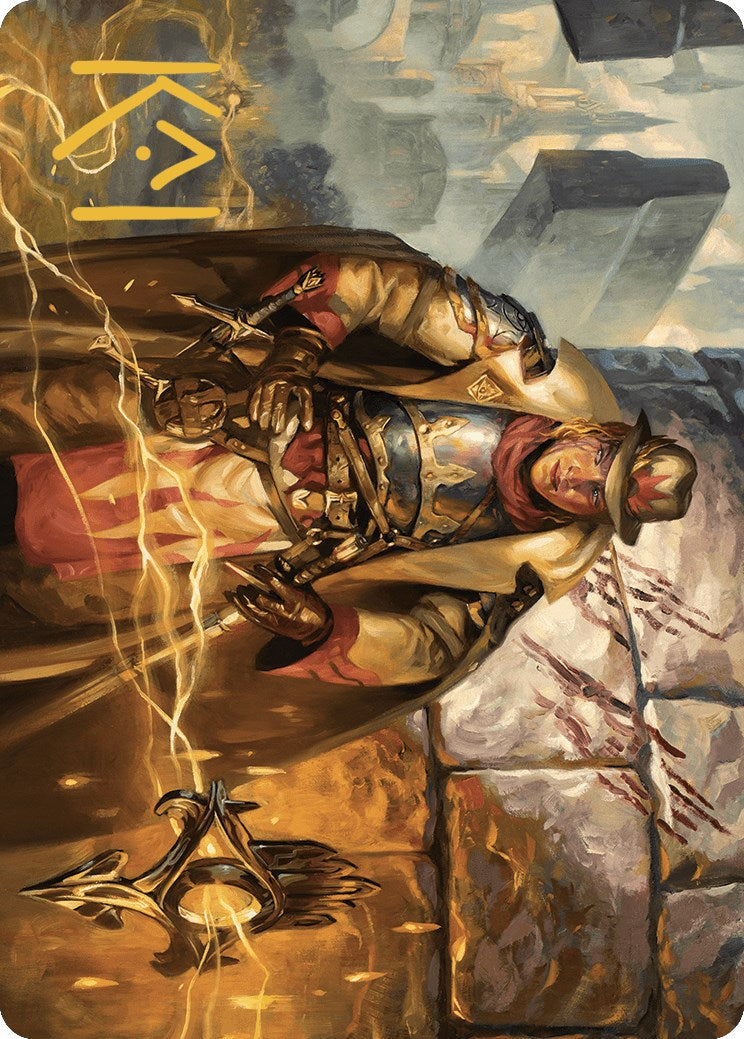 Tenth District Hero Art Card (Gold-Stamped Signature) [Murders at Karlov Manor Art Series] | Jomio and Rueliete's Cards and Comics