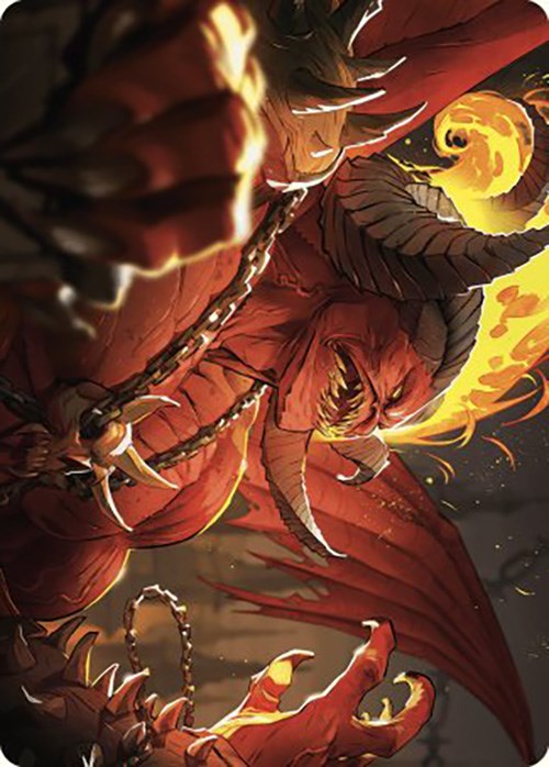 Rakdos, Patron of Chaos Art Card (45/49) [Murders at Karlov Manor Art Series] | Jomio and Rueliete's Cards and Comics
