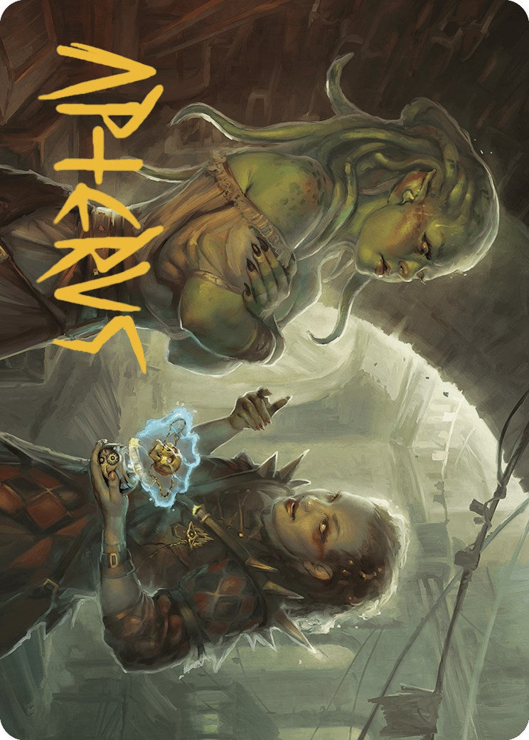 Extract a Confession Art Card (Gold-Stamped Signature) [Murders at Karlov Manor Art Series] | Jomio and Rueliete's Cards and Comics