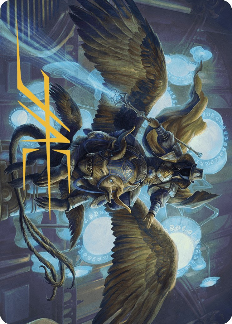 Ezrim, Agency Chief Art Card (Gold-Stamped Signature) [Murders at Karlov Manor Art Series] | Jomio and Rueliete's Cards and Comics
