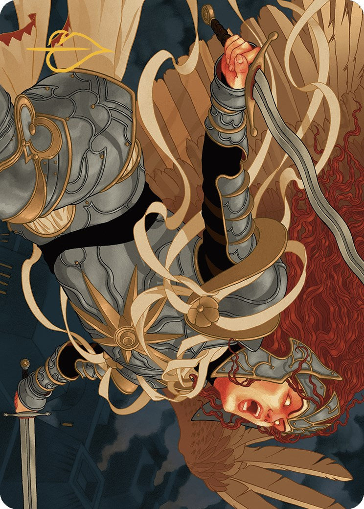 Aurelia, the Law Above Art Card (41/49) (Gold-Stamped Signature) [Murders at Karlov Manor Art Series] | Jomio and Rueliete's Cards and Comics