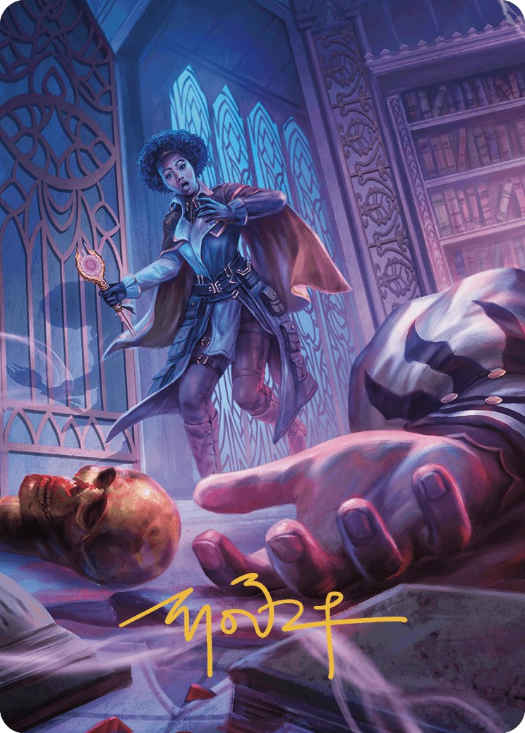 Deadly Complication Art Card (Gold-Stamped Signature) [Murders at Karlov Manor Art Series] | Jomio and Rueliete's Cards and Comics