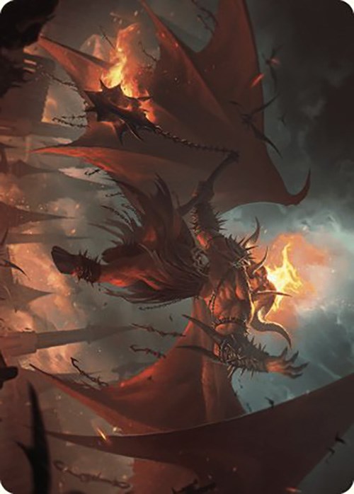 Rakdos, Patron of Chaos Art Card (22/49) [Murders at Karlov Manor Art Series] | Jomio and Rueliete's Cards and Comics