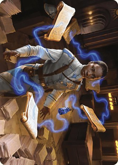 Case File Auditor Art Card [Murders at Karlov Manor Art Series] | Jomio and Rueliete's Cards and Comics