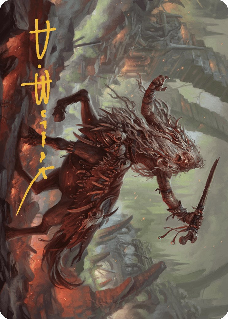 Yarus, Roar of the Old Gods Art Card (24/49) (Gold-Stamped Signature) [Murders at Karlov Manor Art Series] | Jomio and Rueliete's Cards and Comics