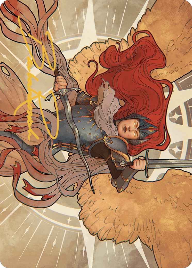 Aurelia, the Law Above Art Card (36/49) (Gold-Stamped Signature) [Murders at Karlov Manor Art Series] | Jomio and Rueliete's Cards and Comics