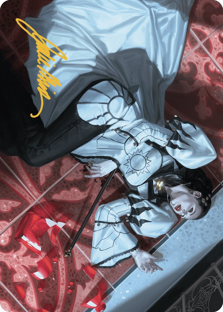Deadly Complication Art Card (18/49) (Gold-Stamped Signature) [Murders at Karlov Manor Art Series] | Jomio and Rueliete's Cards and Comics