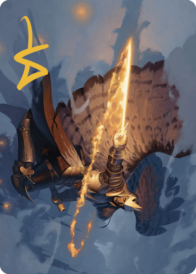 Aurelia's Vindicator Art Card (Gold-Stamped Signature) [Murders at Karlov Manor Art Series] | Jomio and Rueliete's Cards and Comics