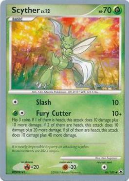 Scyther LV.12 (46/100) (Intimidation - Tristan Robinson) [World Championships 2008] | Jomio and Rueliete's Cards and Comics