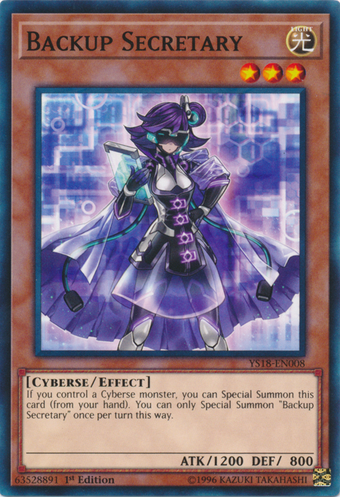 Backup Secretary [YS18-EN008] Common | Jomio and Rueliete's Cards and Comics