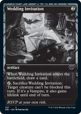 Wedding Invitation [Innistrad: Double Feature] | Jomio and Rueliete's Cards and Comics