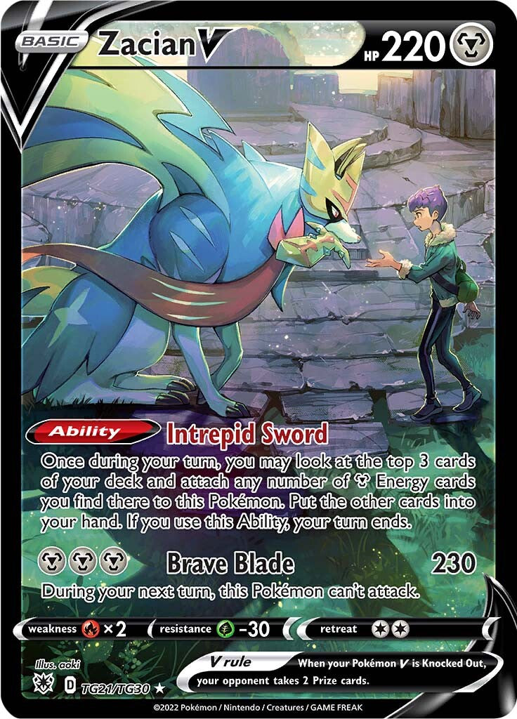 Zacian V (TG21/TG30) [Sword & Shield: Astral Radiance] | Jomio and Rueliete's Cards and Comics