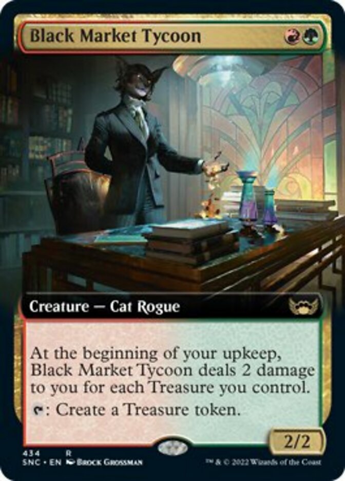 Black Market Tycoon (Extended Art) [Streets of New Capenna] | Jomio and Rueliete's Cards and Comics