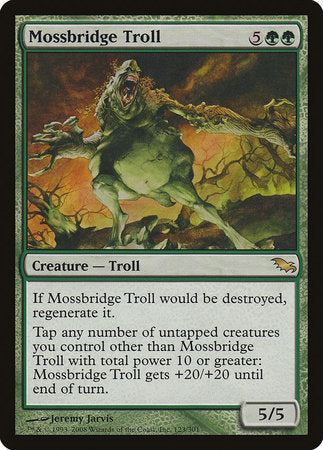 Mossbridge Troll [Shadowmoor] | Jomio and Rueliete's Cards and Comics