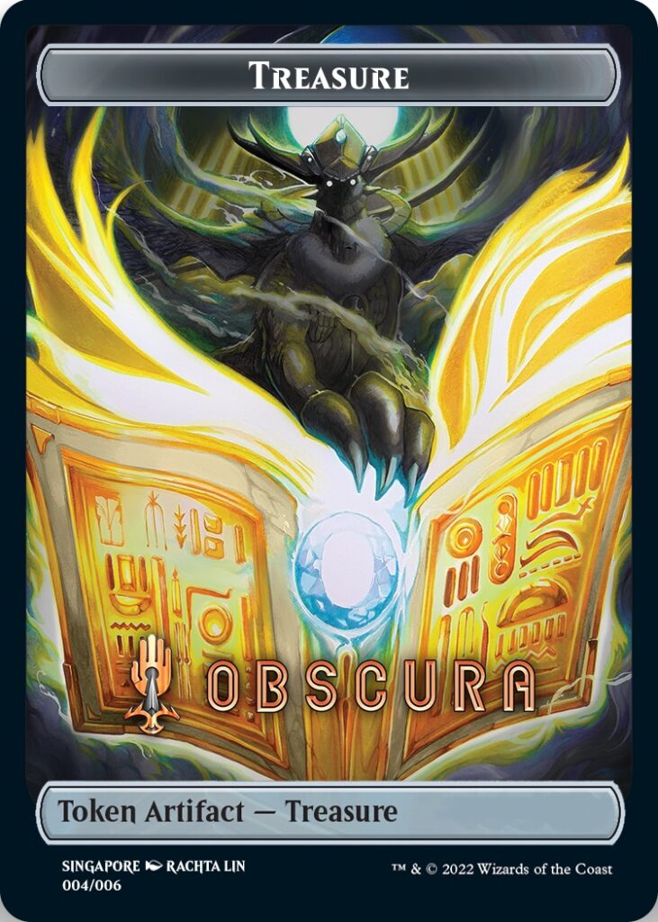Treasure Token (Obscura) (Southeast Asia Artists) [Streets of New Capenna Tokens] | Jomio and Rueliete's Cards and Comics